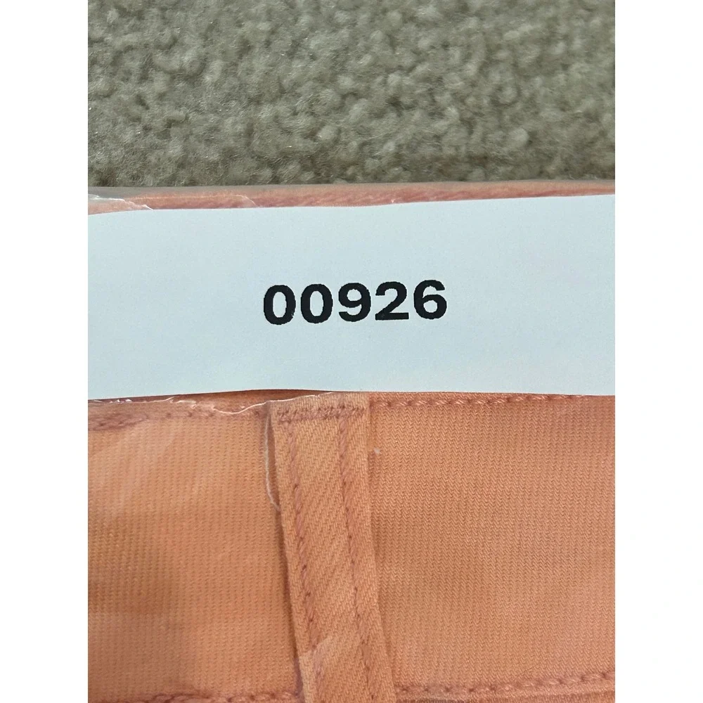 Blair Peach Orange Wide Leg Cropped Jeans Pants Womens Size‎ 14PS